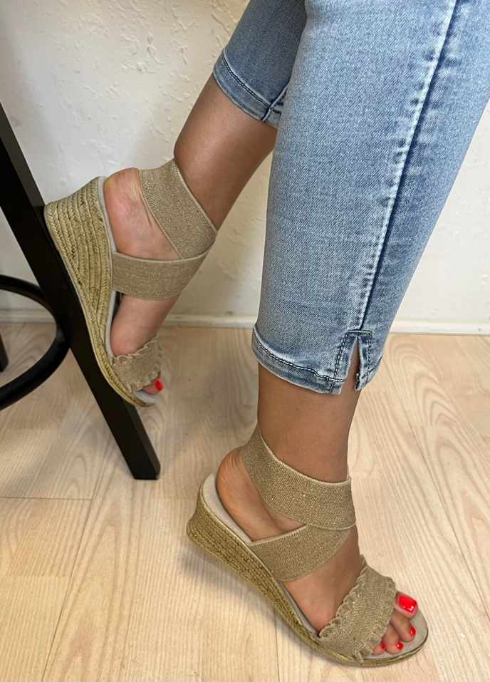 Carolina Linen Sandal
