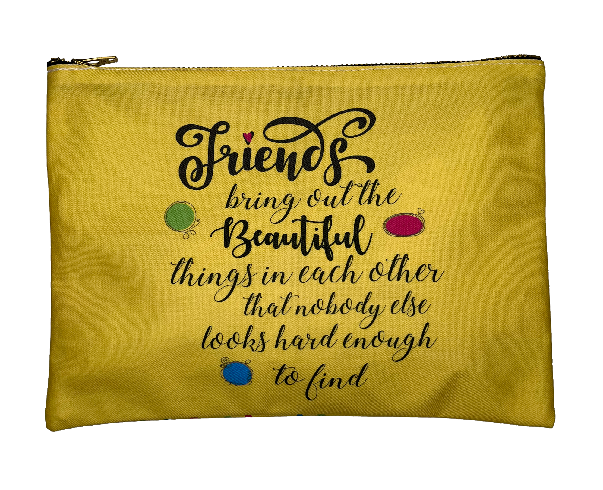 Pouch with Beautiful Saying