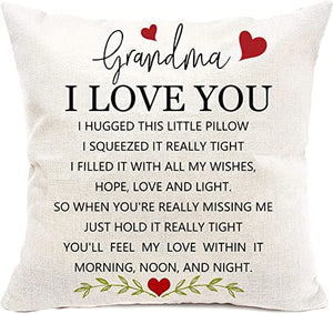 Grandma I Love You Pillow