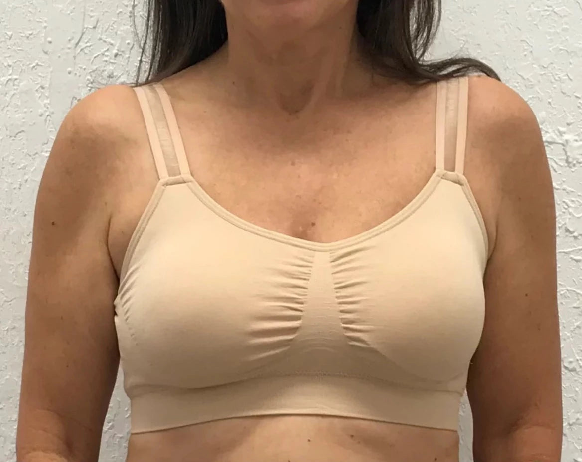 Nude with Nude Sheer Straps Attachable Strap-Its Bra