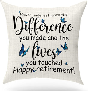Happy Retirement Pillow
