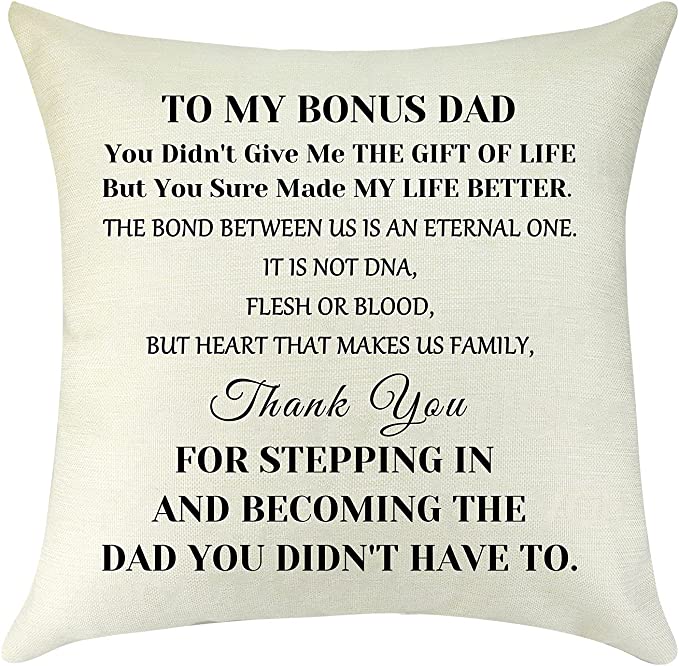 My Bonus Dad Pillow